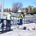 Instalación de vallado barrio bermejales Sevilla